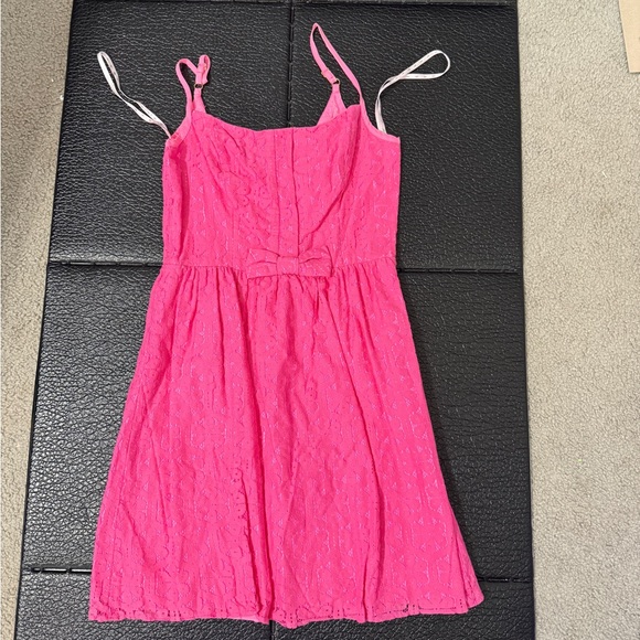 Lilly Pulitzer Dresses & Skirts - 🌸 Lilly Pulitzer Hot Pink Eyelet Sundress – Size 0